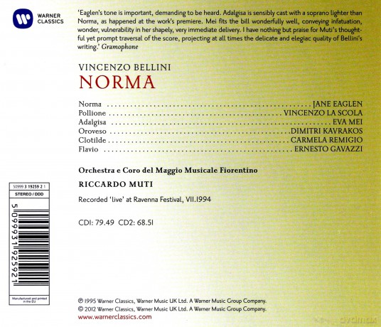 Muti/Eaglen/Mei/La Scola: Norma [2CD]