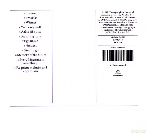 Pet Shop Boys: Elysium (ecopack) [CD]