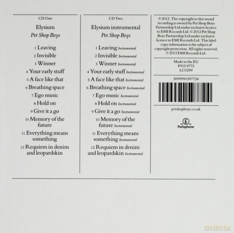 Pet Shop Boys: Elysium (Deluxe Edition) - Limited [2CD]