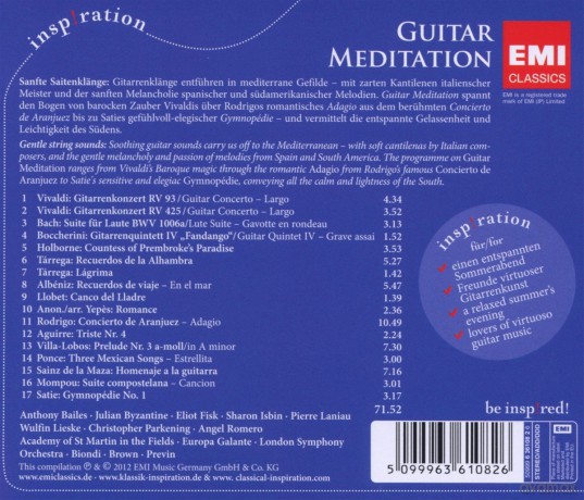 Guitar Meditation [CD]