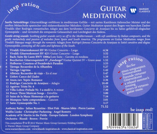 Guitar Meditation [CD]