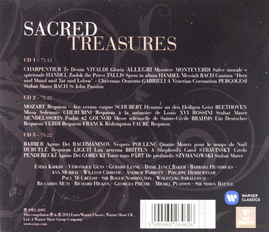 Sacred Treasures [3CD]