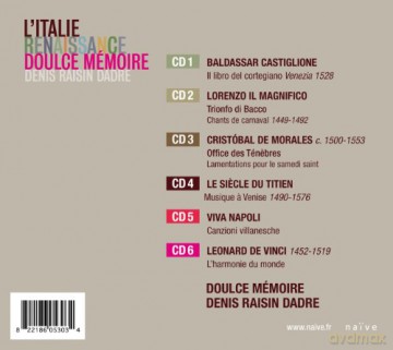Doulce Memoire: L Italie Reneissance [BOX] [6CD]