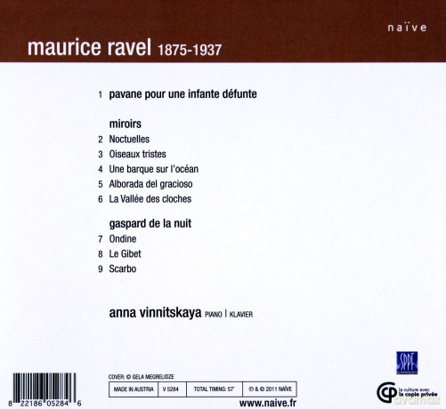 Anna Vinnitskaya: Ravel [CD]
