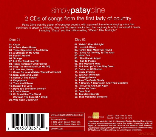 Patsy Cline: Simply [2CD]