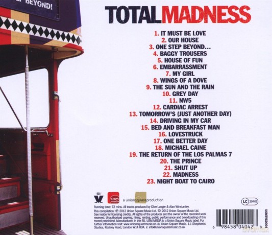 Madness: Total Madness [CD]