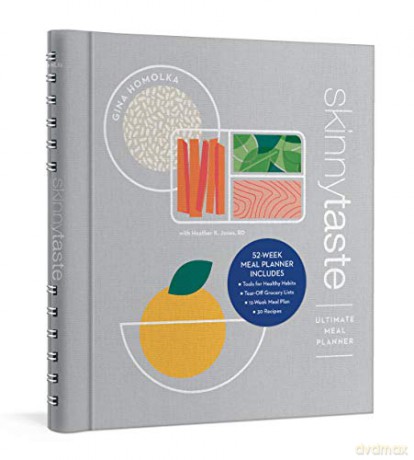The Skinnytaste Ultimate Meal Planner: 52-week Meal Planner With 35+ Recipes, a 12-week Meal Plan, Tear-out Grocery Lists, and Tools for Healthy Habits - Gina Homolka [KSIĄŻKA]