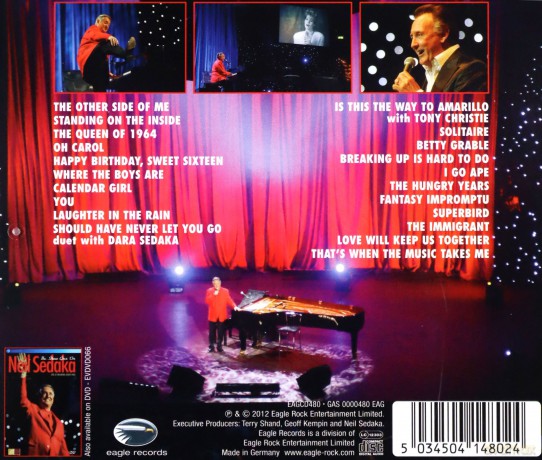 Neil Sedaka: Live At The Royal Albert Hall [CD]