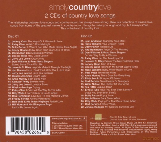 Simply Country Love [2CD]