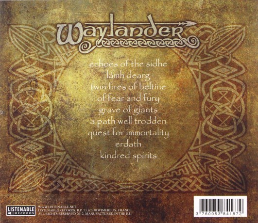 Waylander: Kindred Spirits [CD]