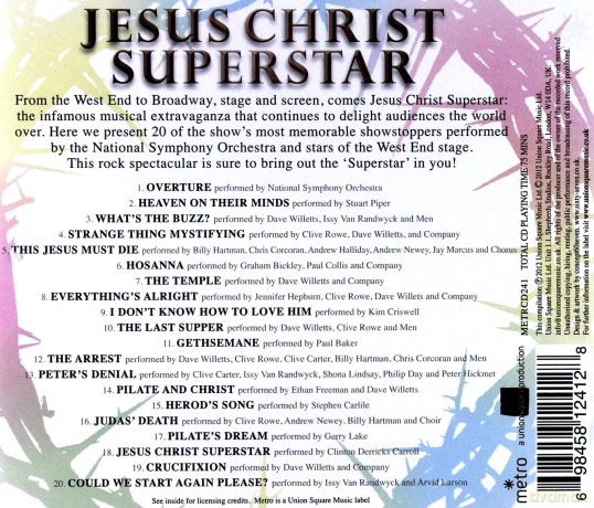 Andrew Lloyd Webber: Jesus Christ Superstar [CD]