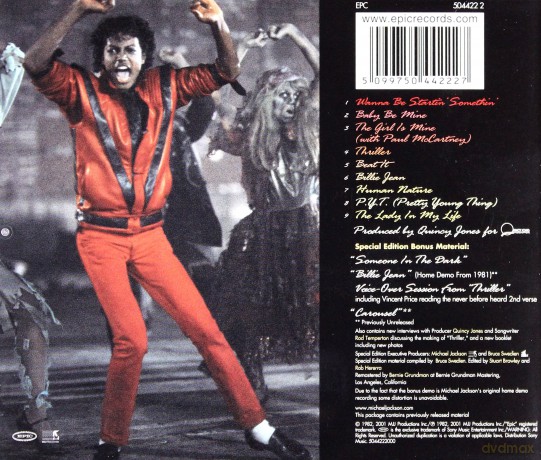 Michael Jackson: Thriller (Special Edition) [CD]