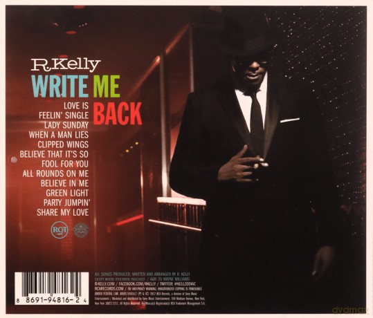 R. Kelly: Write Me Back [CD]