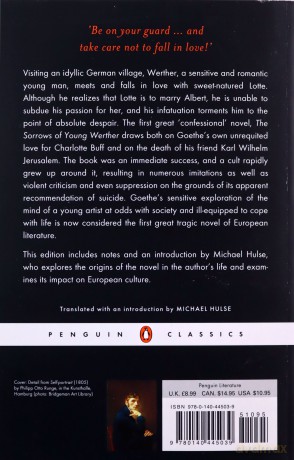 The Sorrows of Young Werther (Penguin Classics) - Johann Wolfgang von Goethe [KSIĄŻKA]