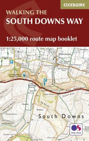 The South Downs Way Map Booklet: 1:25,000 OS Route Mapping (British Long Distance) - Kev Reynolds [KSIĄŻKA]