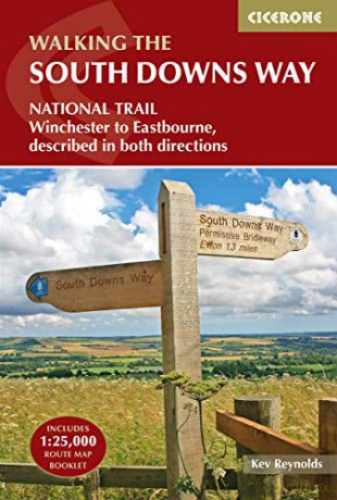 The South Downs Way: Winchester to Eastbourne, Described in Both Directions (Includes separate OS 1:25K map booklet) - Kev Reynolds [KSIĄŻKA]