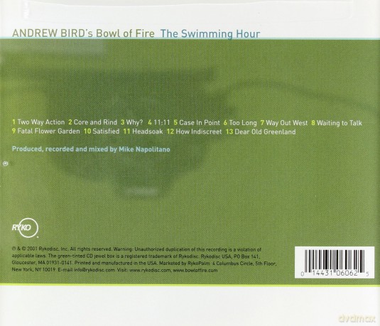 Andrew Birds Bowl Of Fire: Swimming Hour,The [CD]