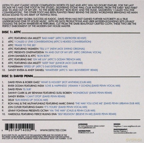 David Atfc&Penn: House Masters-Atfc&David Penn [2CD]