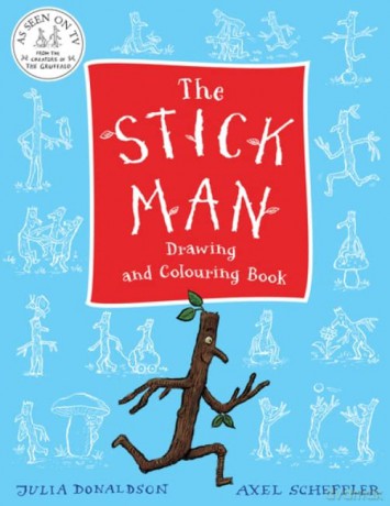 The Stick Man Drawing and Colouring Book - Julia Donaldson [KSIĄŻKA]