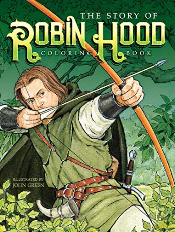 The Story of Robin Hood Coloring Book - John Green [KSIĄŻKA]