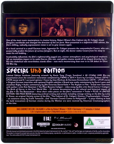The Cabinet of Dr. Caligari (Gabinet doktora Caligari) [Blu-Ray 4K]+[Blu-Ray]