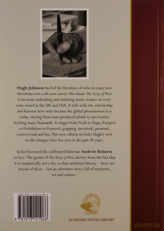 The Story of Wine: From Noah to Now - Hugh Johnson [KSIĄŻKA]