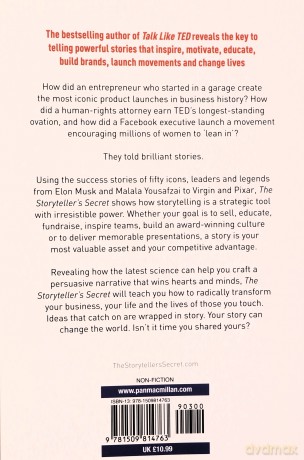 The Storyteller's Secret: How TED Speakers and Inspirational Leaders Turn Their Passion into Performance - Carmine Gallo [KSIĄŻKA]