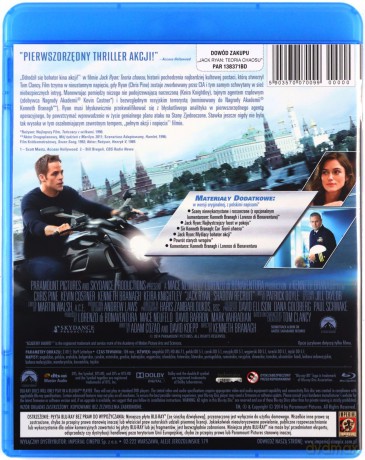 Jack Ryan: Teoria chaosu [Blu-Ray]