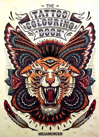 The Tattoo Colouring Book - Megamunden [KSIĄŻKA]