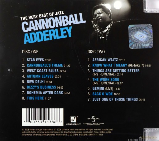 Cannonbal Adderley: Best Of Jazz (Polska Cena) [2CD]