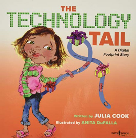 The Technology Tail: A Digital Footprint Story: 3 (Communicate W/Confidence) (Communicate with Confidence) - Julia Cook [KSIĄŻKA]