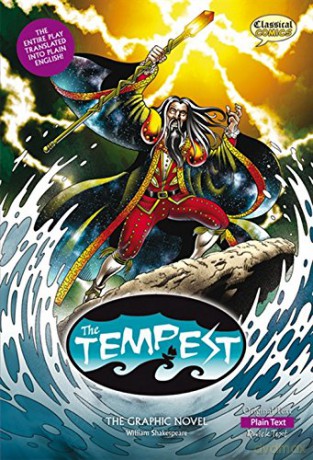 The Tempest The Graphic Novel: Plain Text (British English) - William Shakespeare [KOMIKS]
