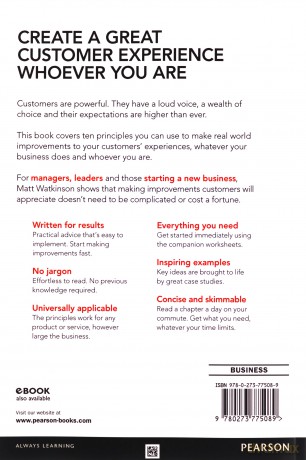 The Ten Principles Behind Great Customer Experiences (Financial Times Series) - Matt Watkinson [KSIĄŻKA]