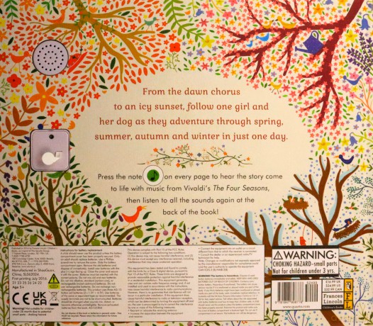 The The Story Orchestra: Four Seasons in One Day: Press the note to hear Vivaldi's music: 1 - Jessica Courtney-Tickle [KSIĄŻKA]