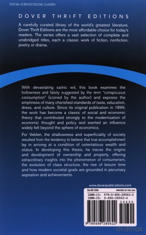 The Theory of the Leisure Class (Thrift Editions) - Thorstein Veblen [KSIĄŻKA]