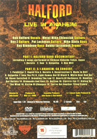 Halford: Live In Anaheim [DVD]