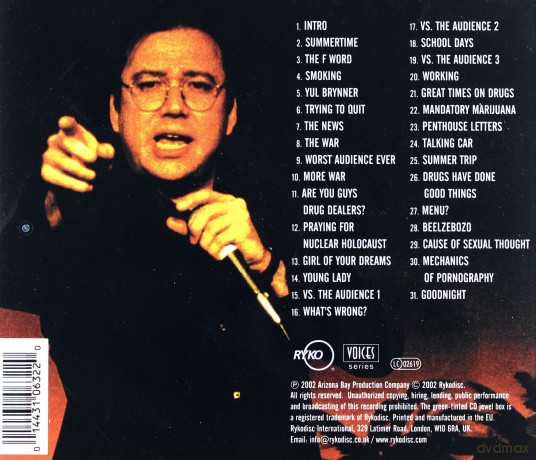 Bill Hicks: Flying Saucer Tour Vol.1-Funny [CD]