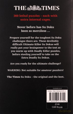 The Times Big Book of Ultimate Killer Su Doku book 2: 360 of the deadliest Su Doku puzzles (The Times Su Doku) - The Times Mind Games [KSIĄŻKA]