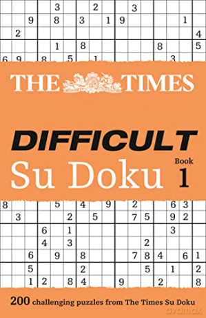 The Times Difficult Su Doku Book 1: 200 dreadfully tricky Su Doku puzzles (The Times Su Doku) [KSIĄŻKA]