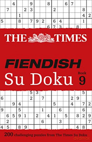 The Times Fiendish Su Doku Book 9: 200 challenging Su Doku puzzles (The Times Fiendish Su Doku Puzzle Books) [KSIĄŻKA]