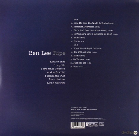 Ben Lee: Ripe [WINYL]
