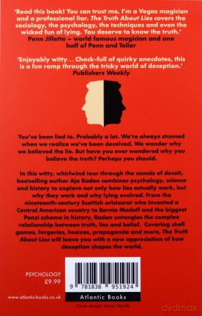 The Truth About Lies: A Taxonomy of Deceit, Hoaxes and Cons - Aja Raden [KSIĄŻKA]