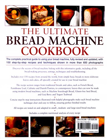 The Ultimate Bread Machine Cookbook: The Complete Practical Guide to Using Your Bread Machine, with 150 Step-By-Step Recipes and Techniques Shown in More Than 650 Photographs - Jennie Shapter [KSIĄŻKA]