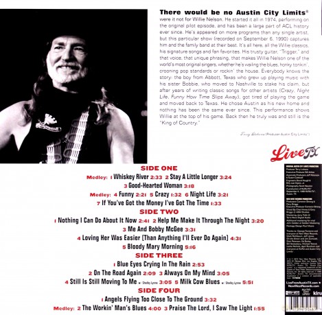 Willie Nelson: Live From Austin Tx [2xWINYL]