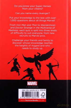 The Ultimate Marvel Studios Quiz Book: Over 1000 questions to test your Super Hero knowledge! - Marvel UK [KSIĄŻKA]