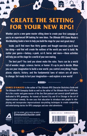 The Ultimate RPG Game Master's Worldbuilding Guide: Prompts and Activities to Create and Customize Your Own Game World (The Ultimate RPG Guide Series) - James D'Amato [KSIĄŻKA]