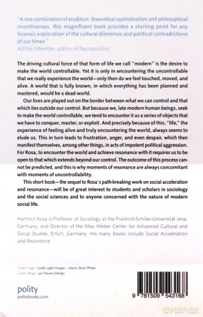 The Uncontrollability of the World - Hartmut Rosa [KSIĄŻKA]