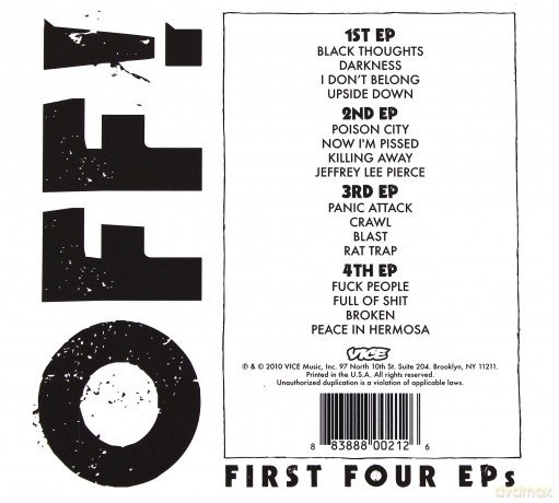 Off!: First Four Eps [CD]