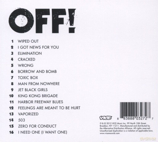Off!: Off! [CD]