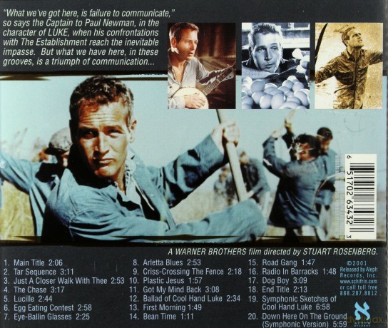 Cool Hand Luke soundtrack (Nieugięty Luke) (Lalo Schifrin) [CD]